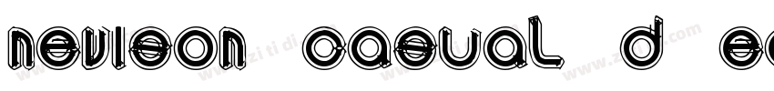 Nevison Casual D EE字体转换